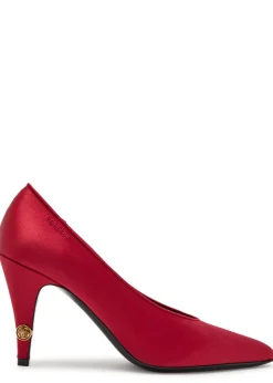 Decollete 90 satin pumps
