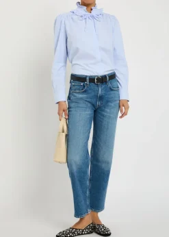Delfina straight-leg jeans