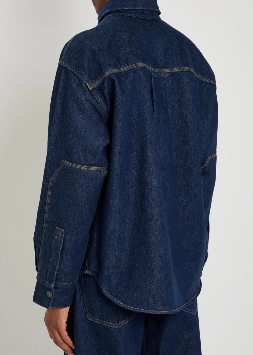 Denim overshirt