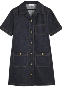 Denim shirt dress