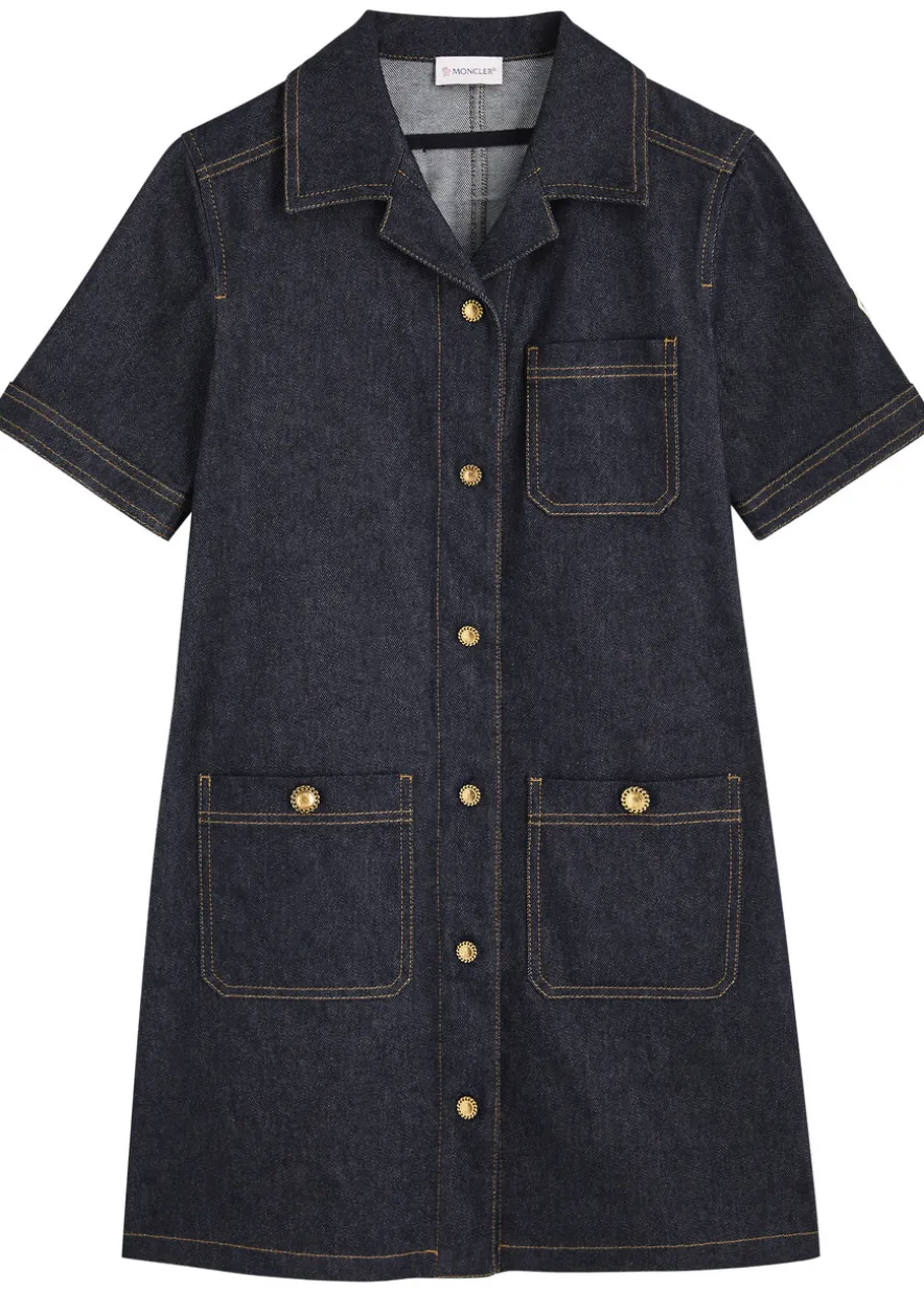 Denim shirt dress