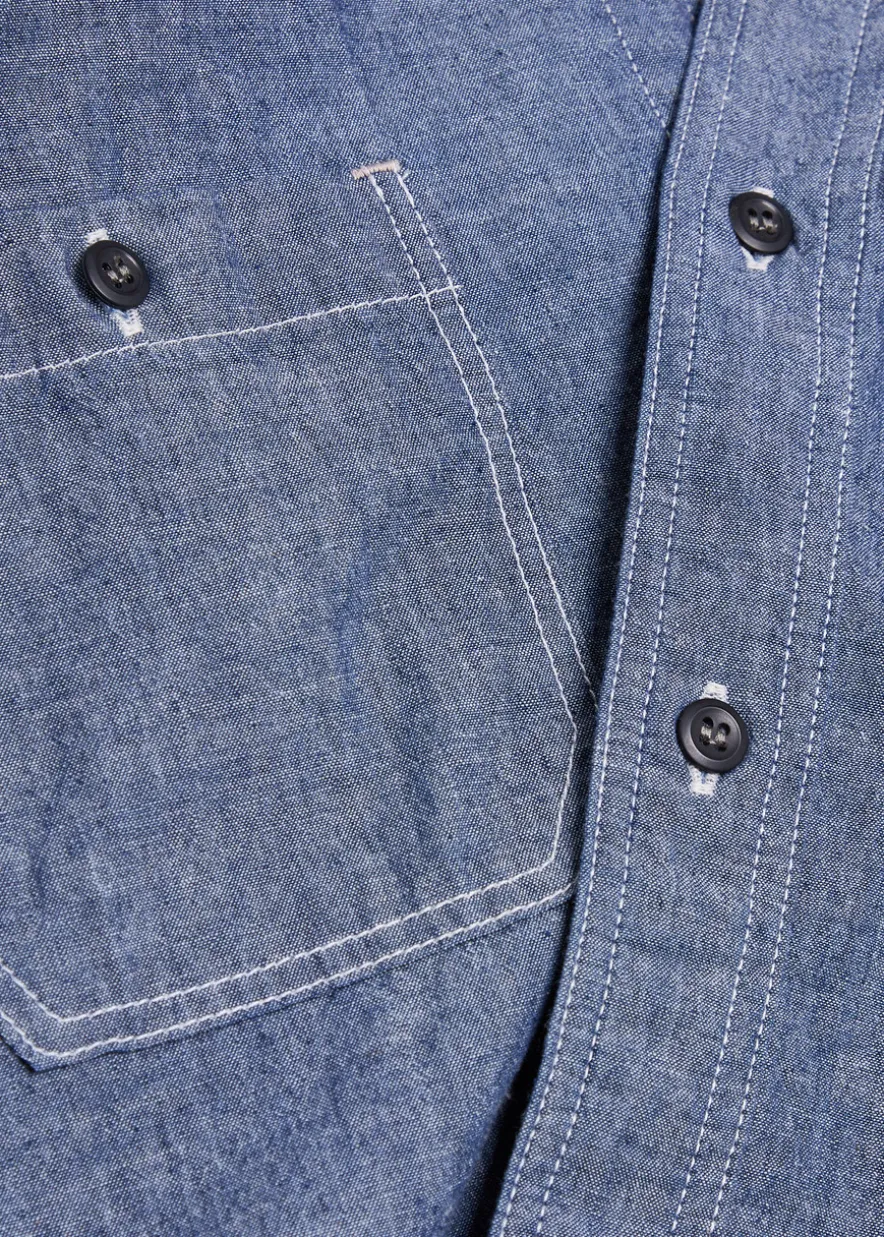 Denim work shirt