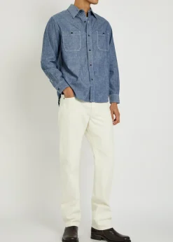 Denim work shirt