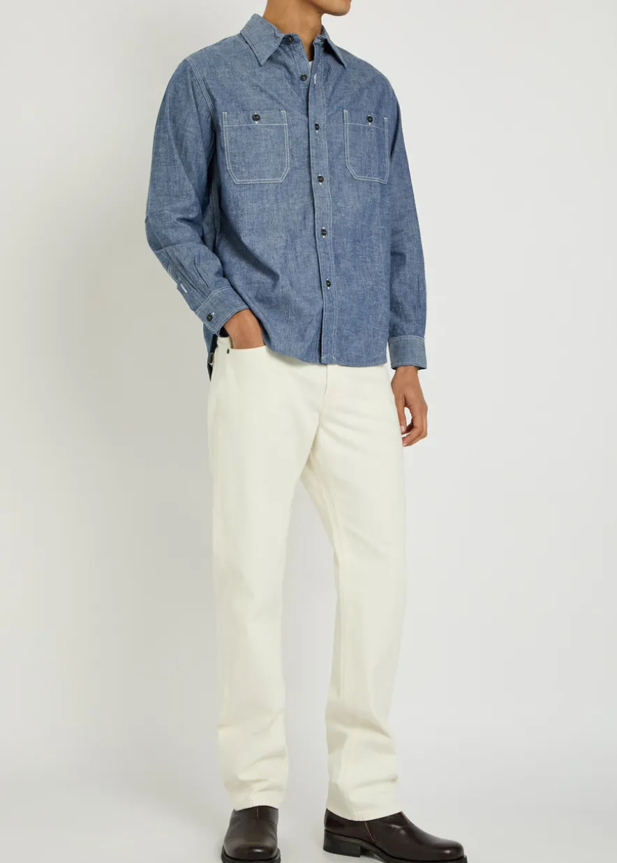 Denim work shirt
