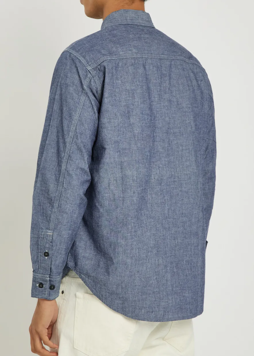 Denim work shirt