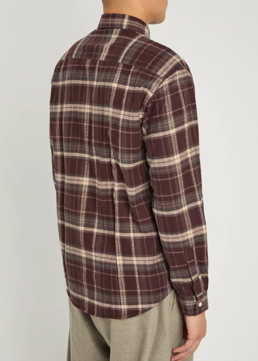Deon plaid cotton shirt