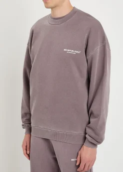 Design Studio logo-print cotton-blend sweatshirt