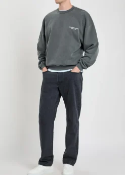 Design Studio logo-print cotton-blend sweatshirt