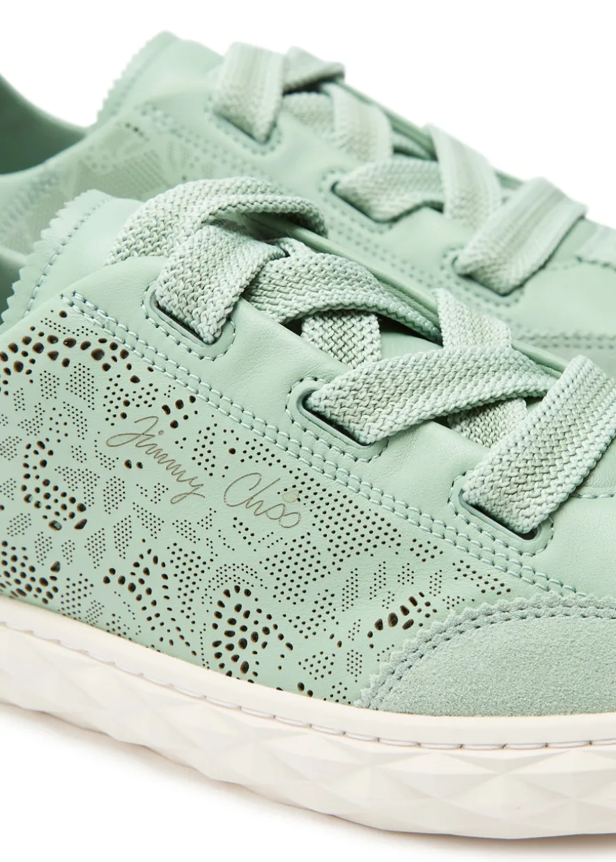 Diamond Light Flex perforated leather sneakers