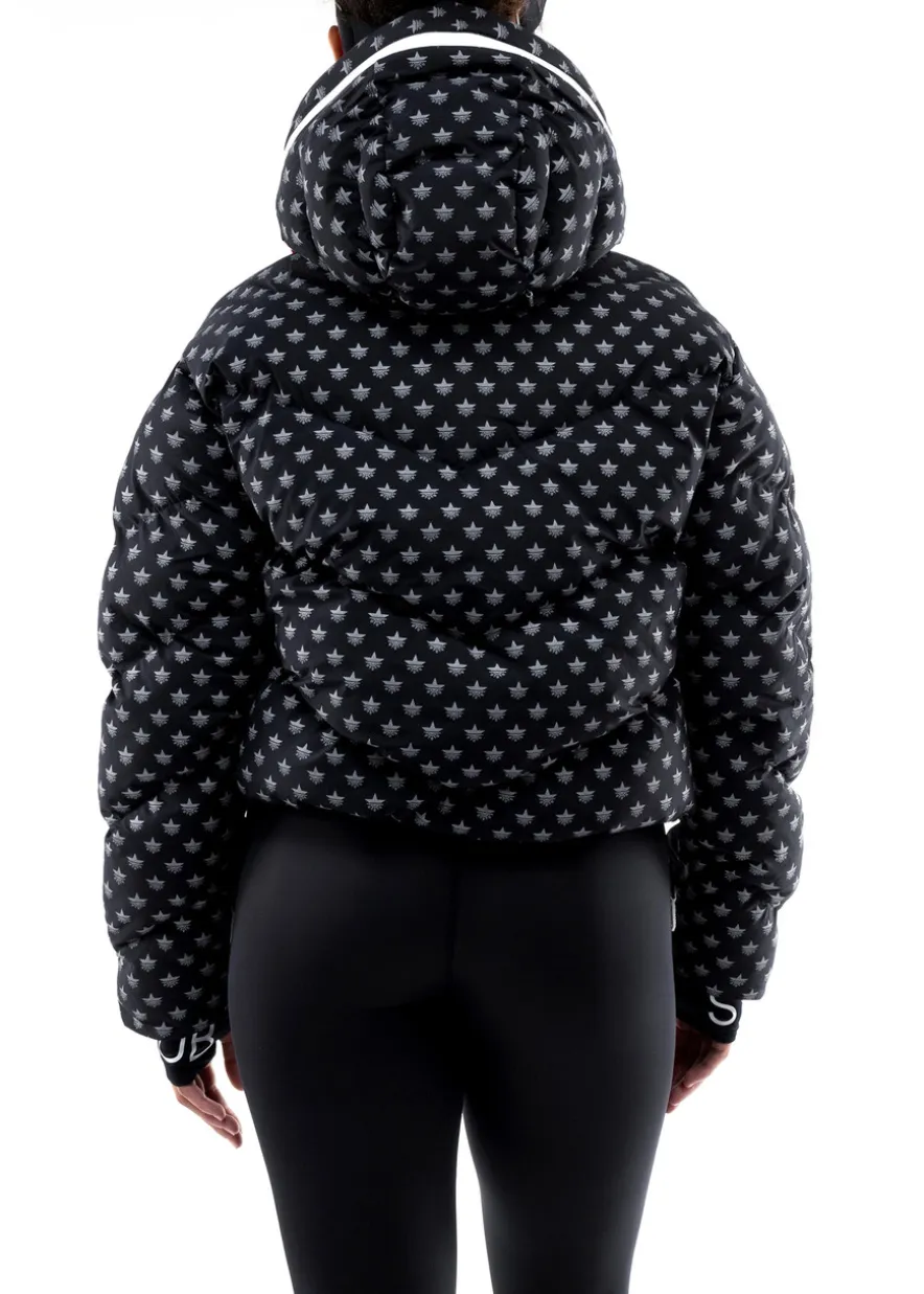 Ditzy cropped puffer jacket