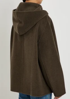 Dolem hooded wool jacket