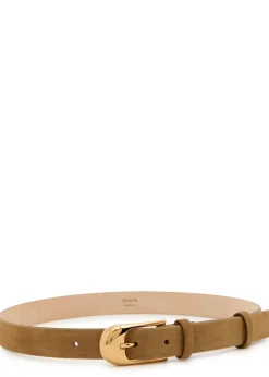 Dome suede belt