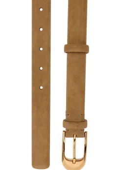 Dome suede belt