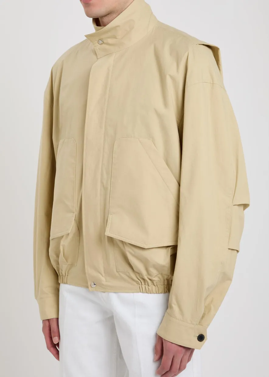 Donald patch-pocket cotton jacket