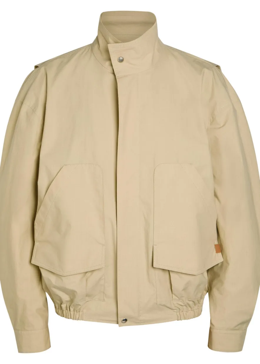 Donald patch-pocket cotton jacket