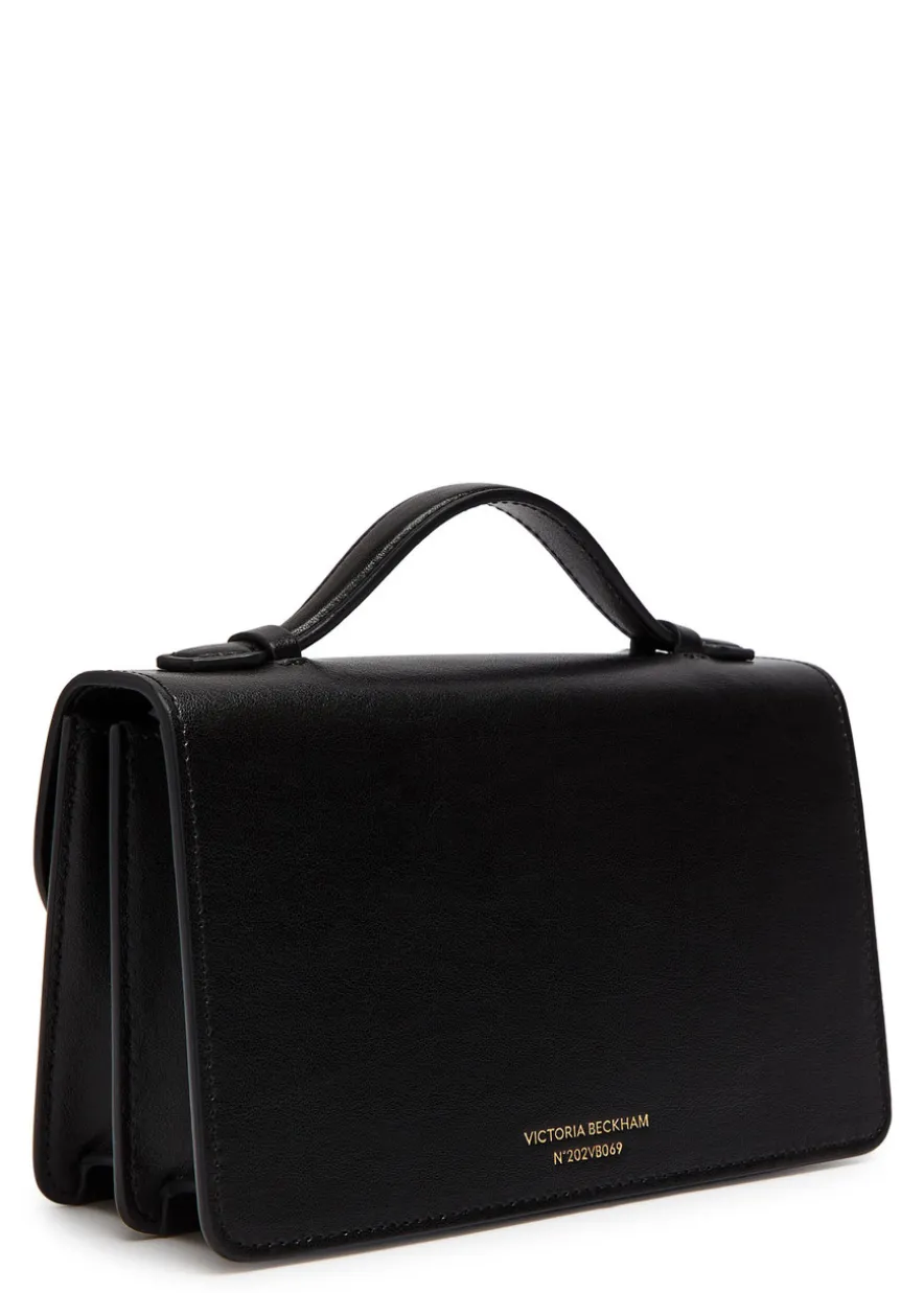 Dorian mini grained-leather top handle bag