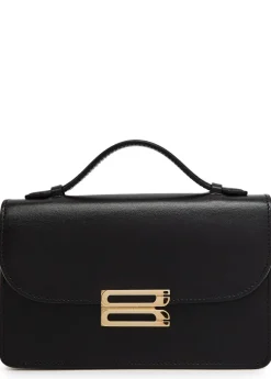 Dorian mini grained-leather top handle bag