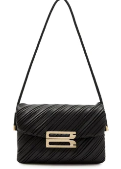 Dorian textured leather shoulder bag