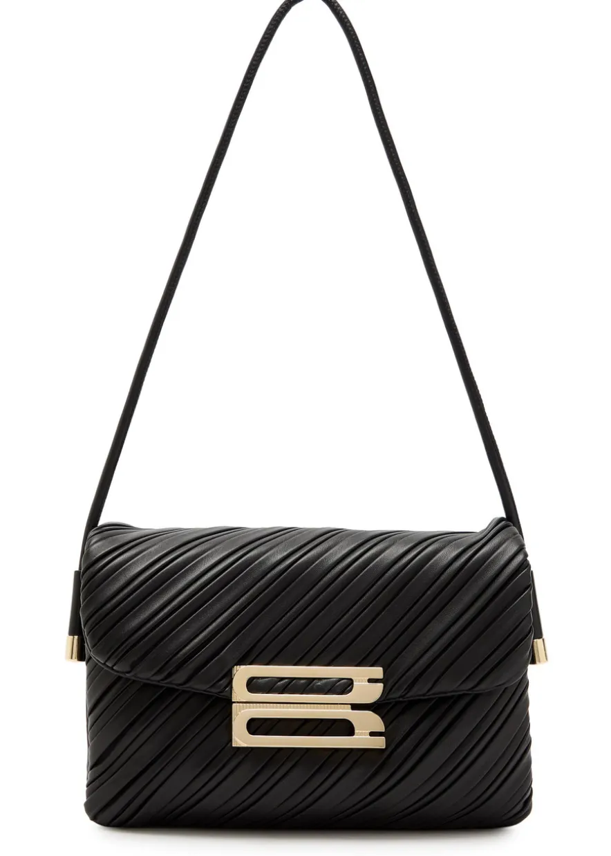 Dorian textured leather shoulder bag