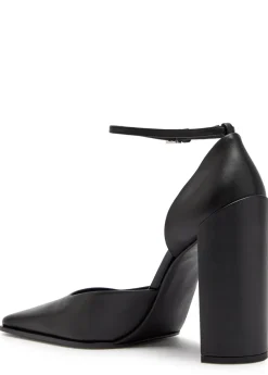 Dorsay 90 leather pumps