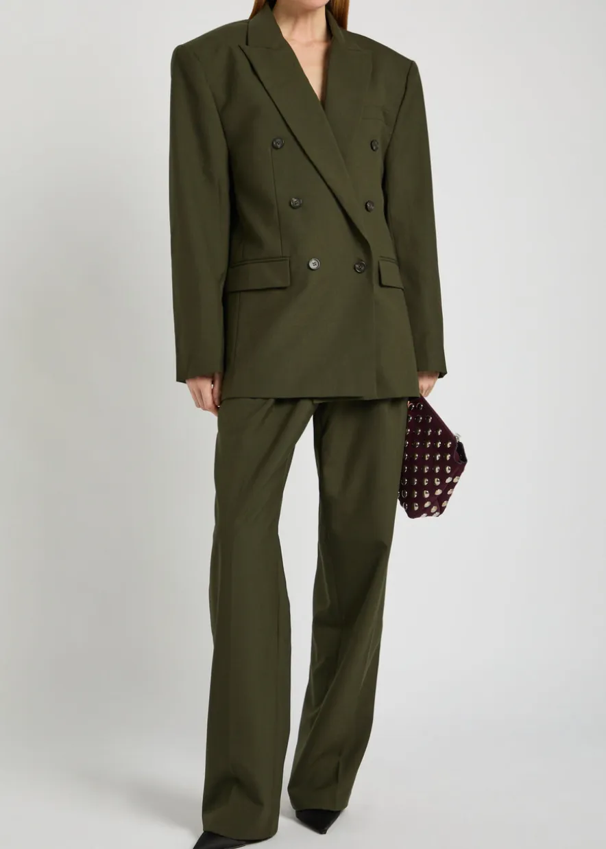 1988 double-breasted woven blazer