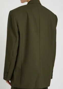 1988 double-breasted woven blazer