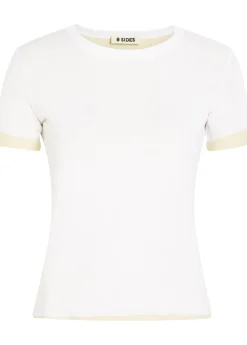Double-layered cotton T-shirt