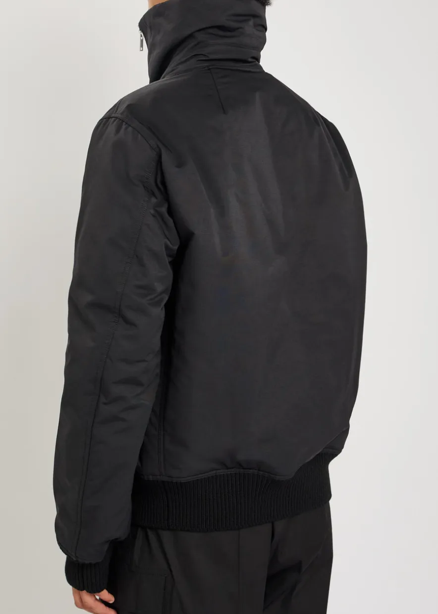 Dracuflight nylon and cotton-blend bomber jacket