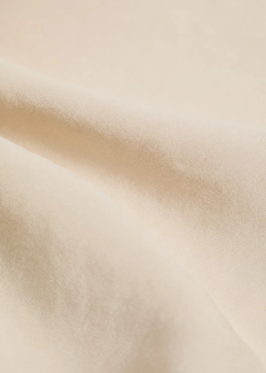 Drawstring straight-leg modal-blend trousers