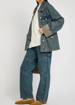 Drew barrel-leg jeans