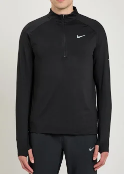 Dri-FIT quarter-zip stretch-jersey running top