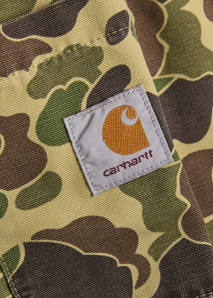 Duck camouflage canvas overshirt