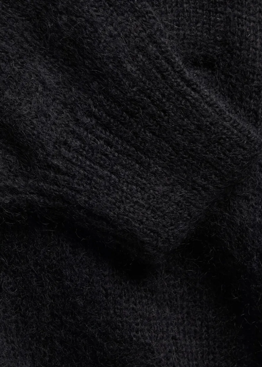 Dune brushed-knit polo jumper