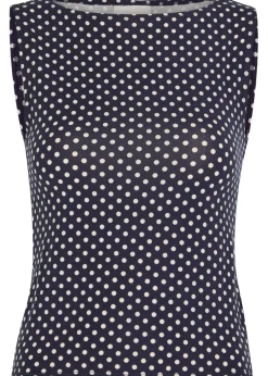 Dusk polka dot jersey top