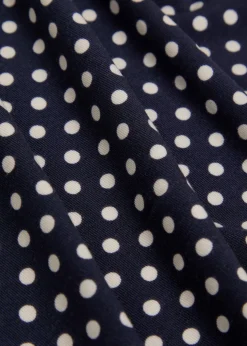 Dusk polka dot jersey top