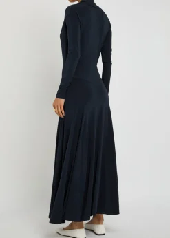 Eadan draped stretch-jersey maxi dress