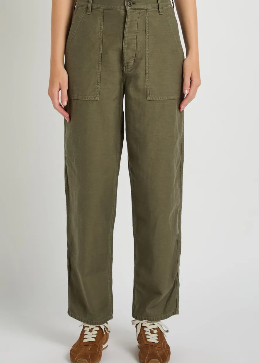 Earl straight-leg cotton trousers
