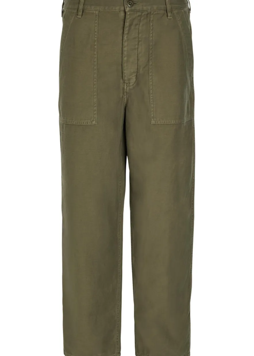 Earl straight-leg cotton trousers