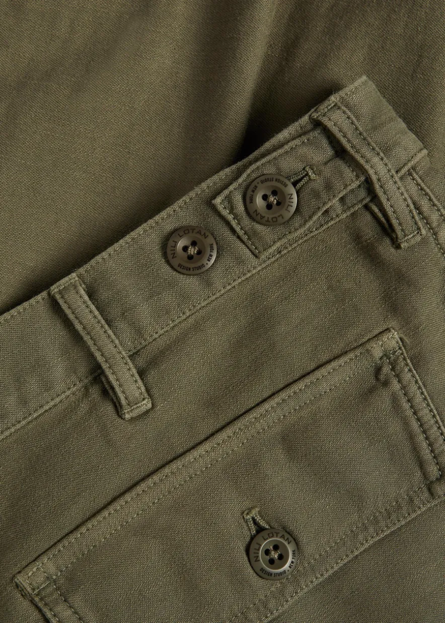 Earl straight-leg cotton trousers