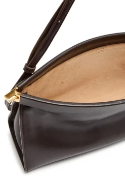 East West medium leather shoulder bag