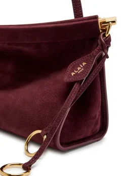 East West nubuck medium shoulder bag