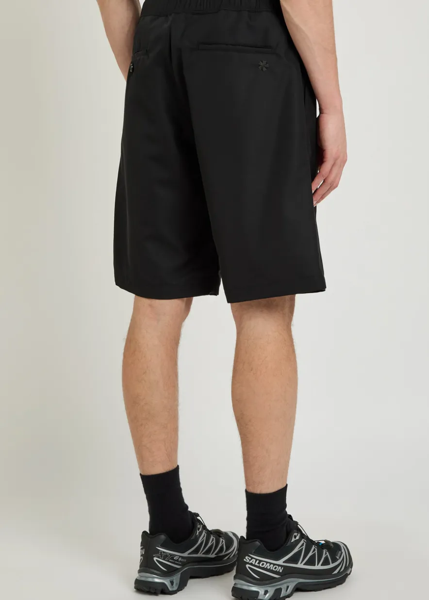 Easy wool-blend shorts