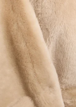 Edha shearling sleeveless jacket