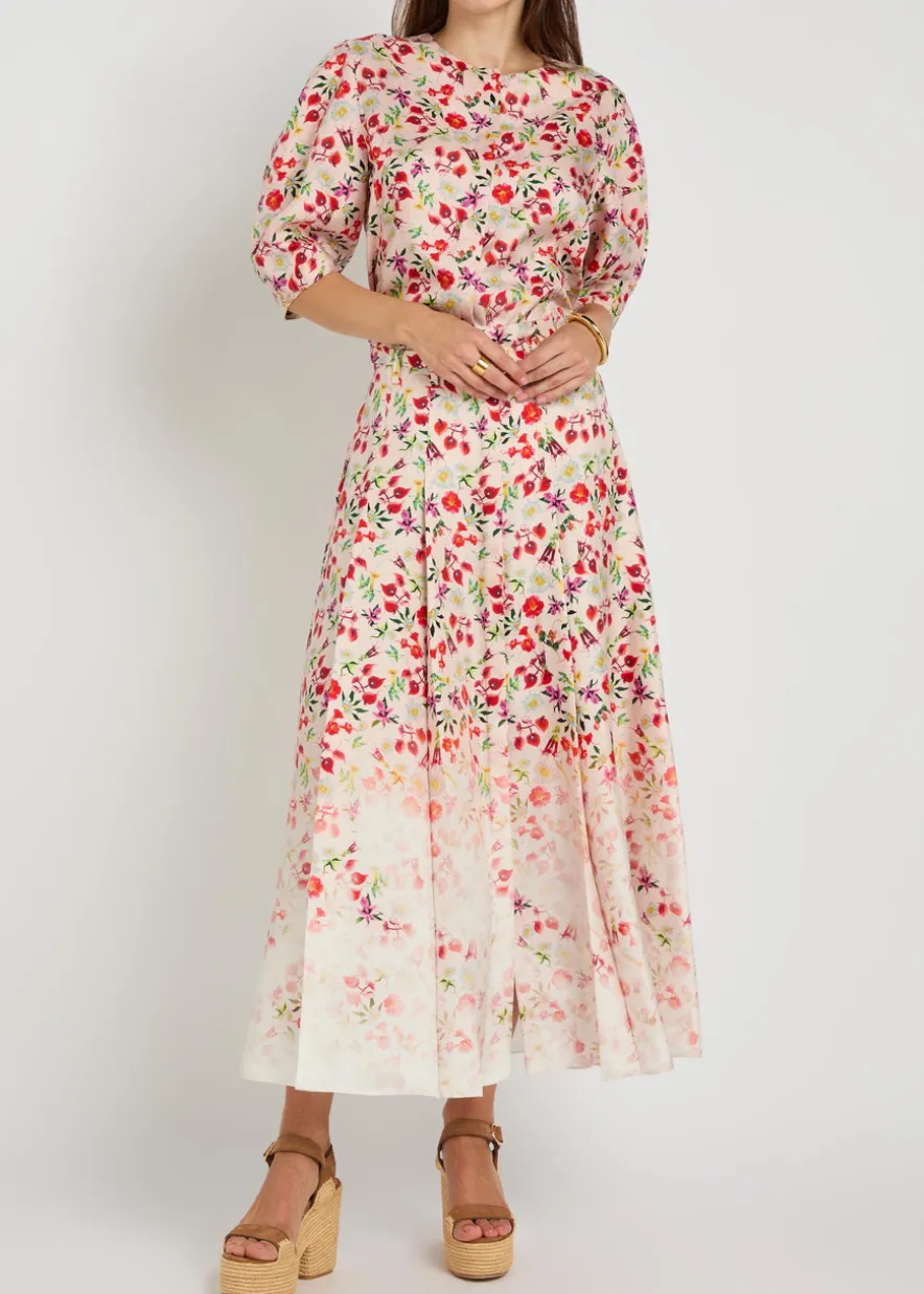 Edify floral-print silk shirt