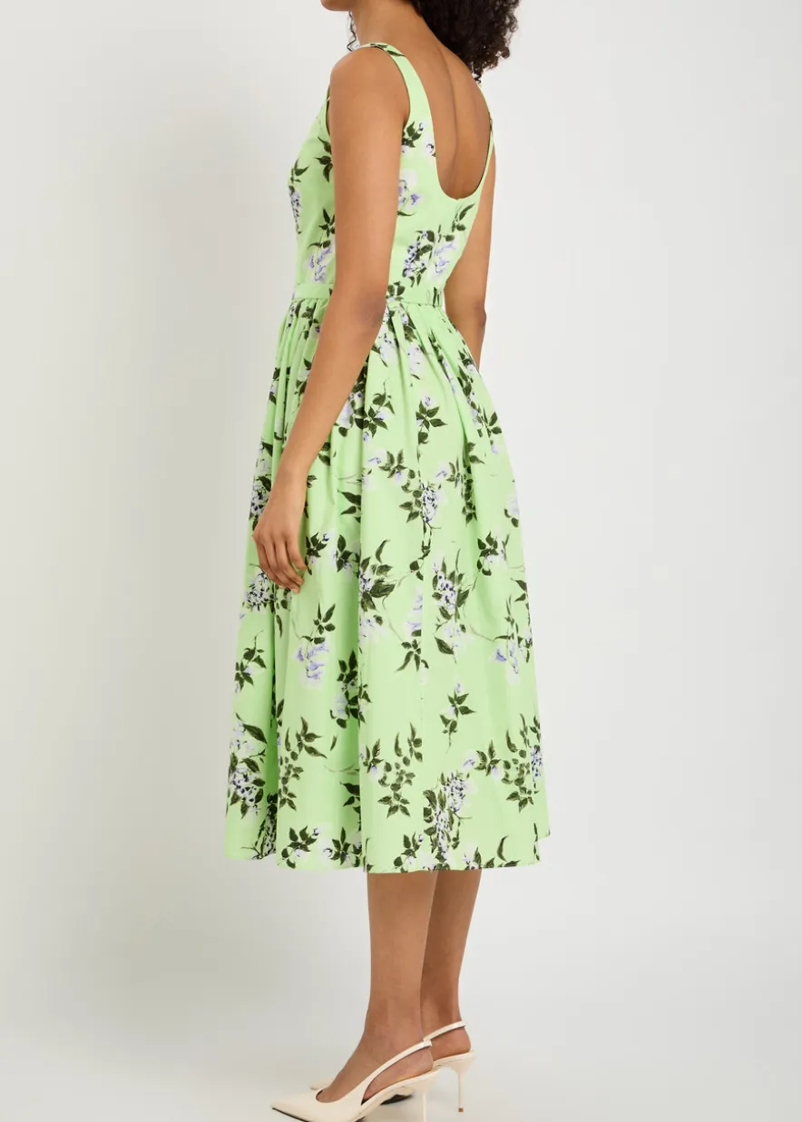 Eglantine floral-print midi dress