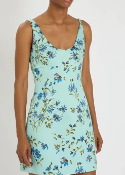 Einna floral-print faille mini dress