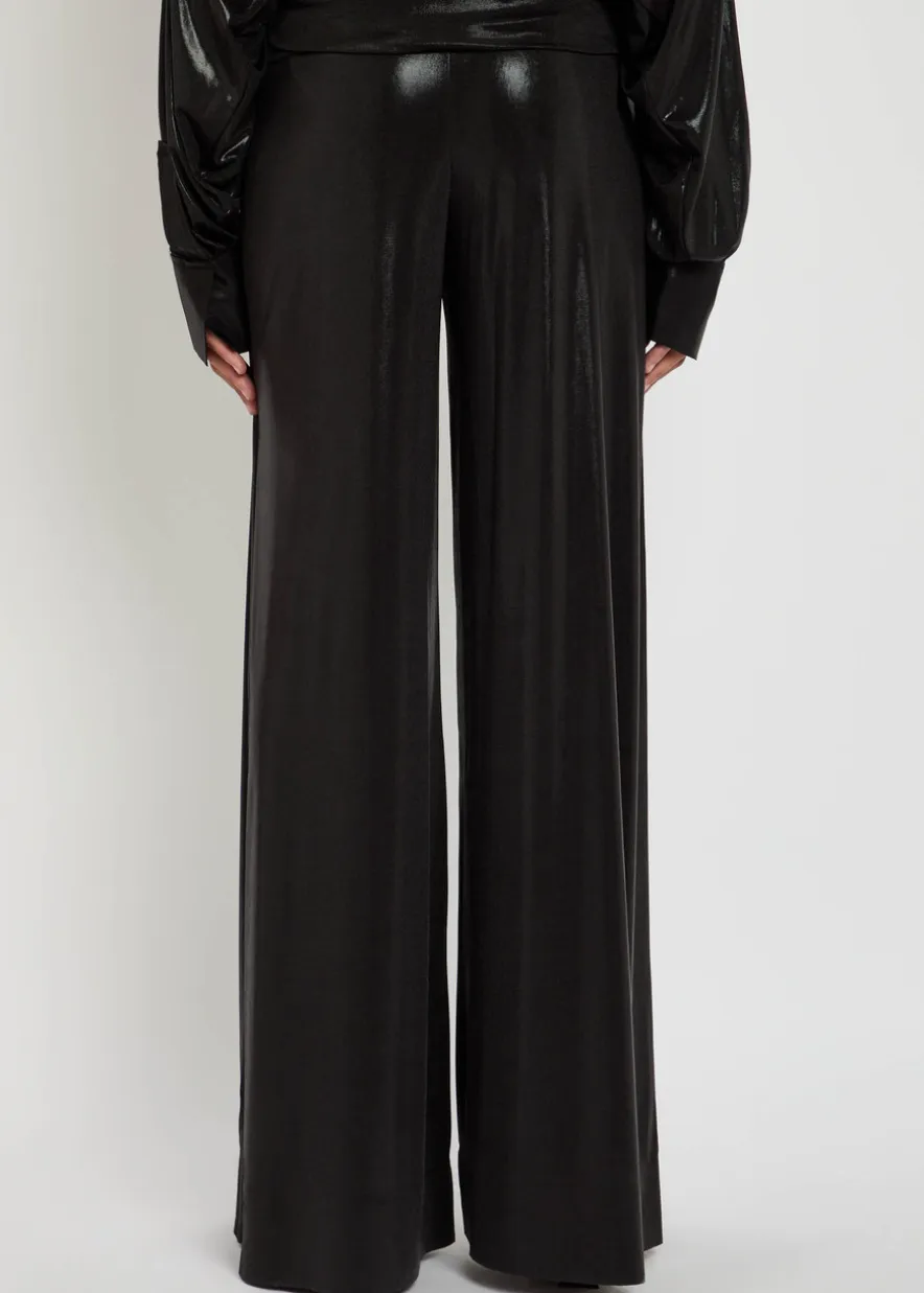 Elephant pearlescent stretch-jersey trousers