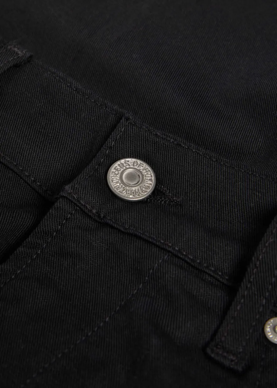 Elijah straight-leg cotton-blend trousers