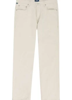 Elijah straight-leg cotton-blend trousers