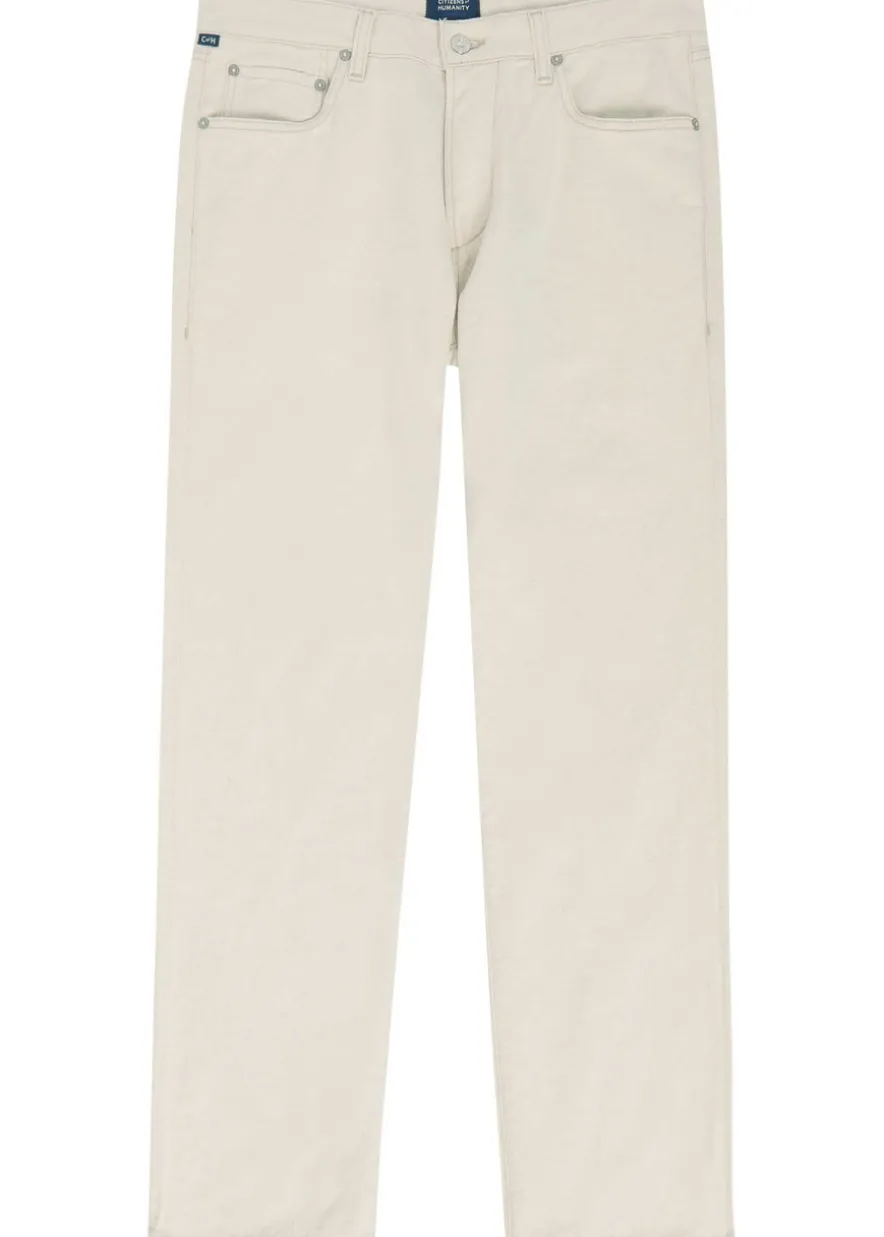 Elijah straight-leg cotton-blend trousers